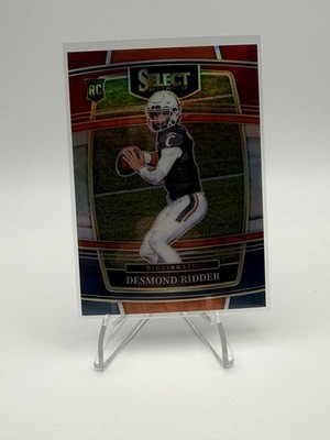 2022 Panini Select Draft Picks #17 Desmond Ridder Tri-Color Prizm #/199
