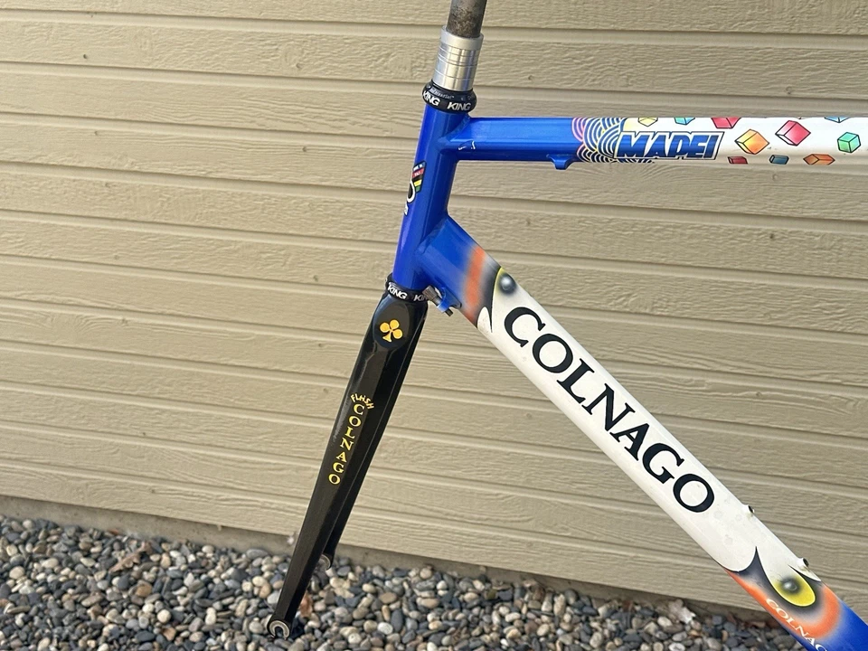 Colnago Lux Oval Master Ti Mapei Quickstep 1999 Team 59cm Leia a descrição  - Imagem 4 de 4