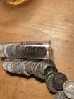 Complete 50 Count Roll Of Normally Circulated 90% Silver Mercury Dimes.  Nice