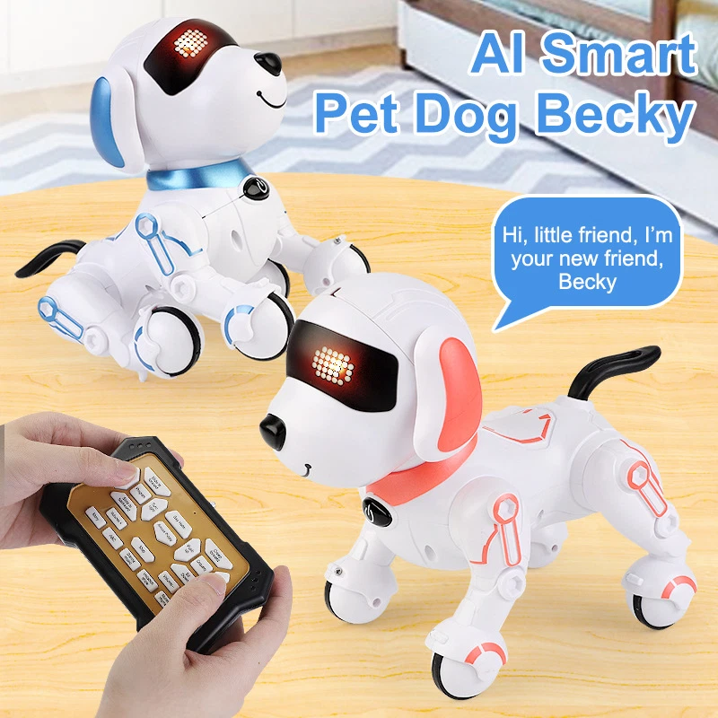Remote Control Robot Dog Toy for Kids with Voice, Walking/Dancing/Interactive - Image 2 of 4