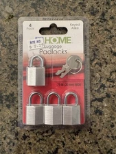 Rite Aid Home Luggage Padlocks .75 IN (20 MM) Wide - Keyed Alike