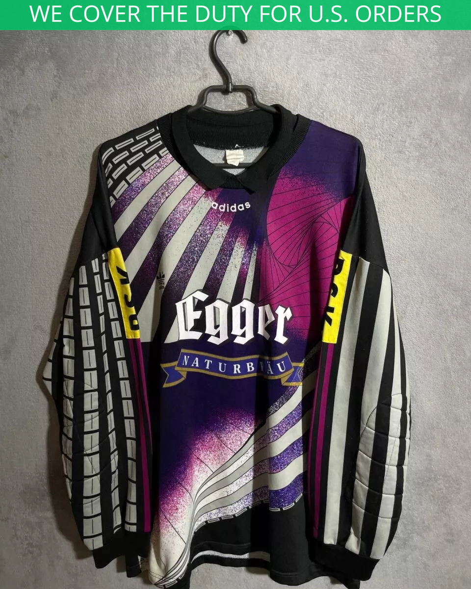 Adidas Rare Vintage Jersey Goalkeeper Football Shirt 1990 1992 Men