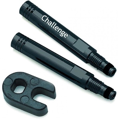 Challenge Ventilverlängerung SV 41,5 mm schwarz - Aluminium für tiefe Felgen...