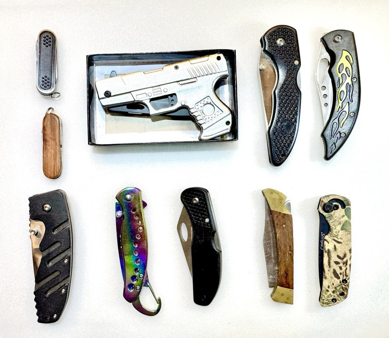 Mixed Lot Folding Pocketknives - 10pc Knife Lot