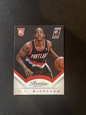 2013-14 Panini Prestige C.J. McCollum #170 (RC) NBA Basketball Rookie Card . rookie card picture