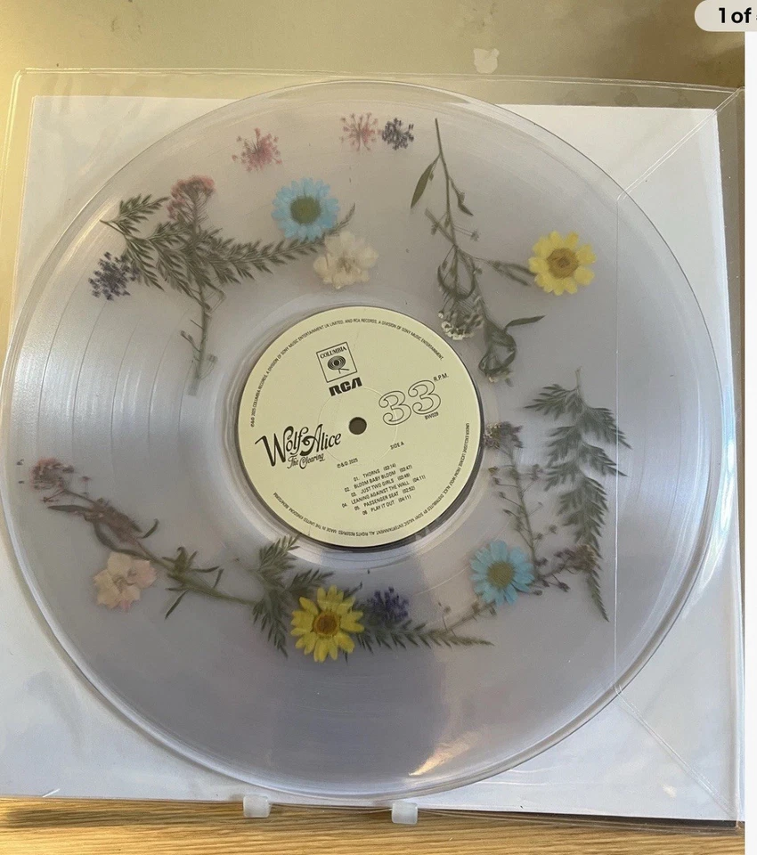 Wolf Alice - Flower Filled Vinyl -The Clearing - - Blood Records - Mint - Poster - Image 2 of 4