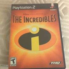 Disney Pixar The Incredibles Sony PlayStation 2 PS2 THQ T Teen