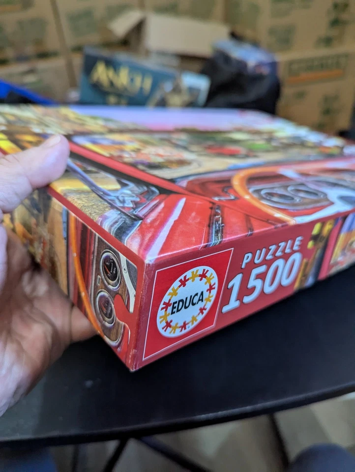 PARIS in a CAR 1500 Piece Puzzle by EDUCA UNCOUNTED BAGGED RARE - Image 3 of 4