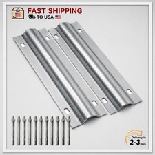 12ft Galvanized Inverted V Track for Sliding Gates - 2x 6ft Sections Driveway