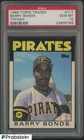 1986 Topps Traded Tiffany #11T Barry Bonds Pittsburgh Pirates RC Rookie PSA 10