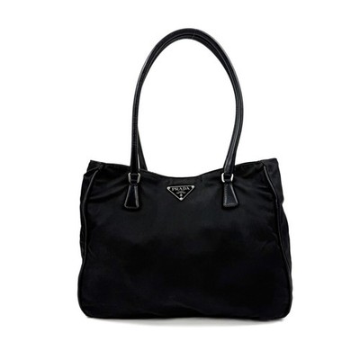 Original Prada Nylon Tessuto Logo Luxus Designer Handtasche Vintage Y2K Shopper