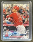 2018 Topps Holiday Shohei Ohtani RC Rookie Metallic Snowflake #HMW17 Angels