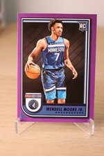 Wendell Moore Jr RC Purple 2022-2023 Hoops