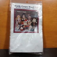 Curly Crepe Wool Doll Hair - Fox Red by All C...