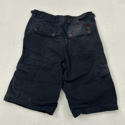 Vintage Tony Hawk Skate Apparel Navy Blue Cargo Shorts Boys Men 28 Waist /16 Reg - Picture 6 of 7