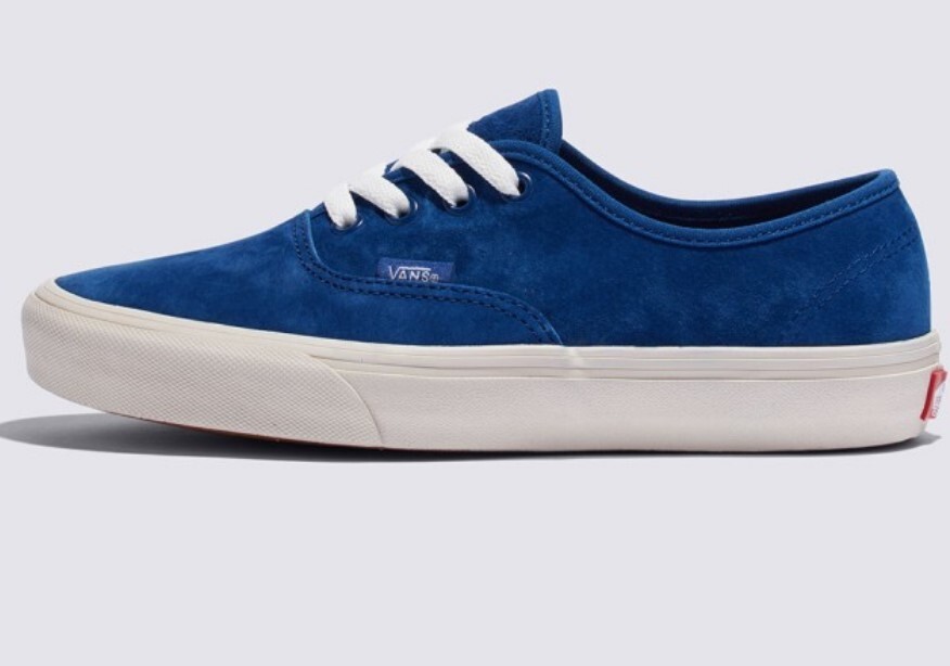 国内配送 VANS AUTHENTIC SUEDE PEACOAT BLUE VANS Authentic MEN'S SHOES blue sneakers pig suede