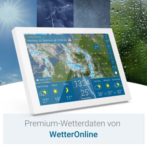 Weather Display with Weather Radar: New Generation of Wi-Fi Weather Station OZSEAT-