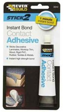 1 x EVERBUILD Stick2 Instant Bond Contact Adhesive Glue 30ml Tube