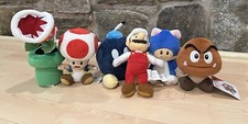 Nintendo Super Mario Brothers Plush Lot All Licensed