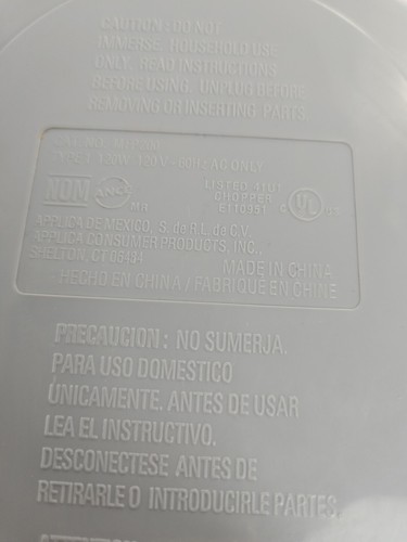Black and Decker Mini Pro Plus Processor MFP200 Replacement Base Unit Motor - Picture 8 of 8