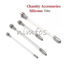 Male Chastity Device Accessories Cage Silicone Tube Short/Long Plug