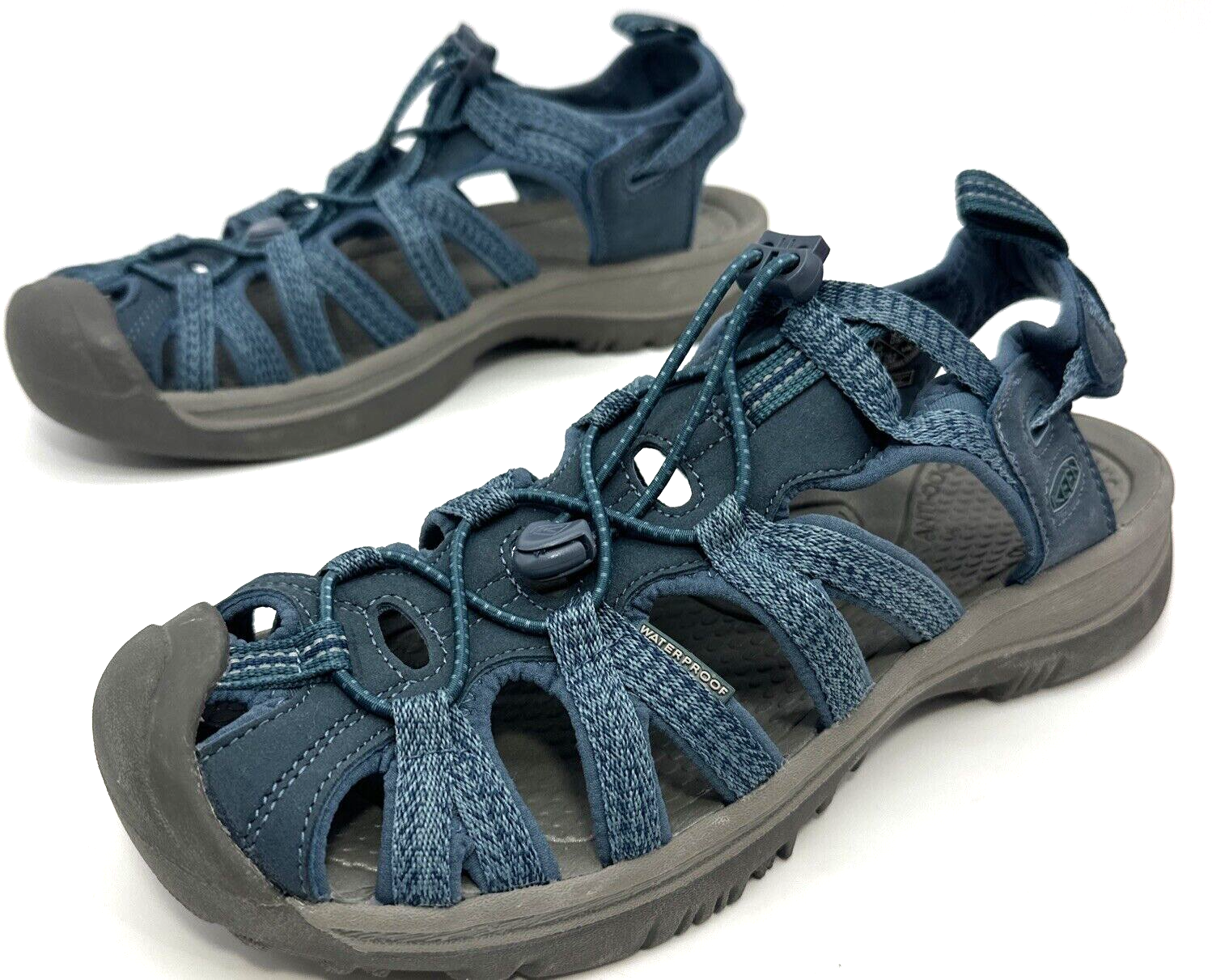 Sandali da trekking Keen Whisper donna taglia 9 5 M blu fumo casual impermeabili