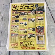 2001 JEG'S Automotive Car Parts Vtg Print Ad/Poster Pinup Promo Art Magazine Pg