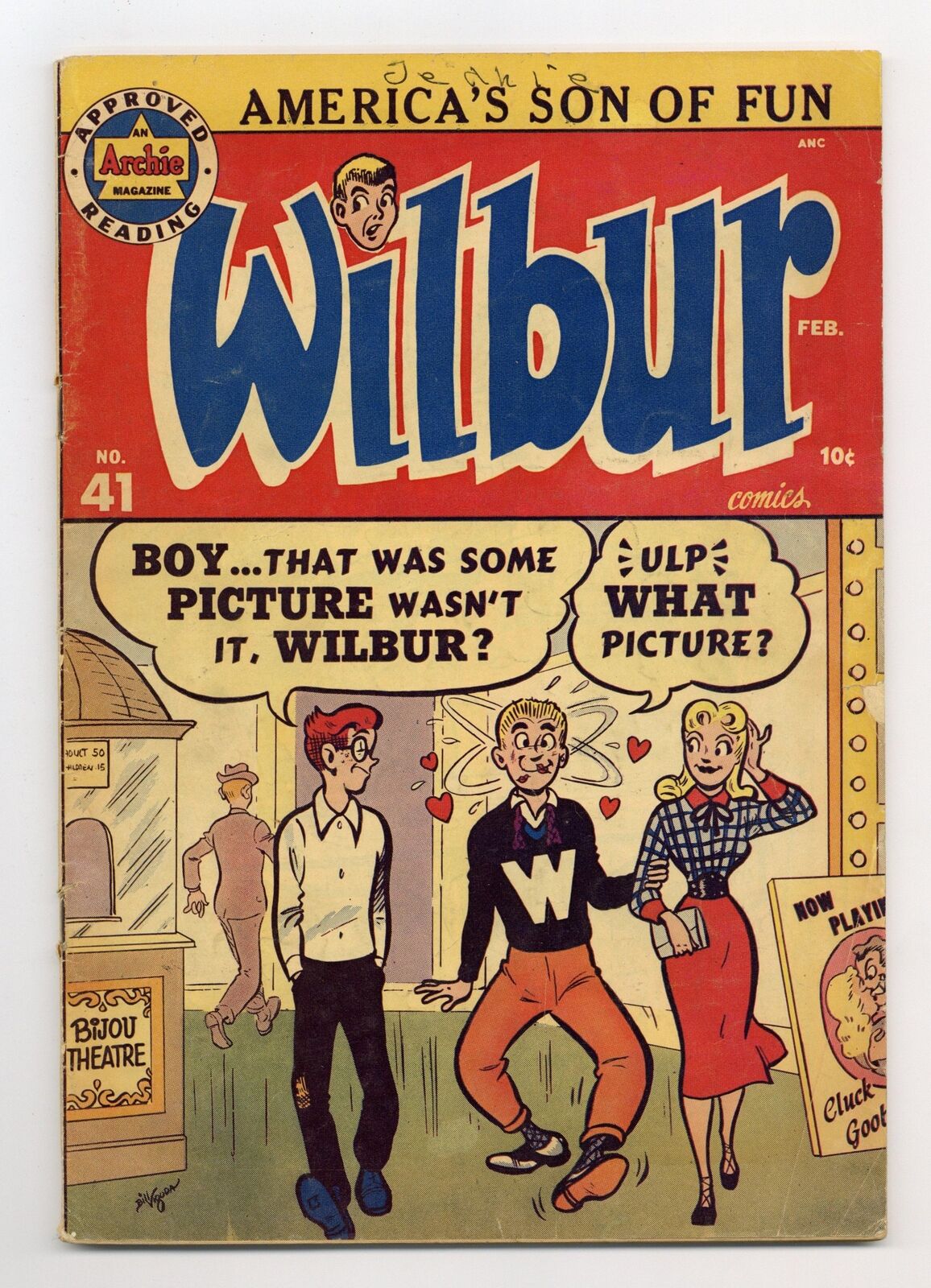 Wilbur Comics #41 VG- 3.5 1952
