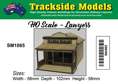 Trackside Models  - HO Scale - Laser Cut ''The Lawyers'' - SM1065
