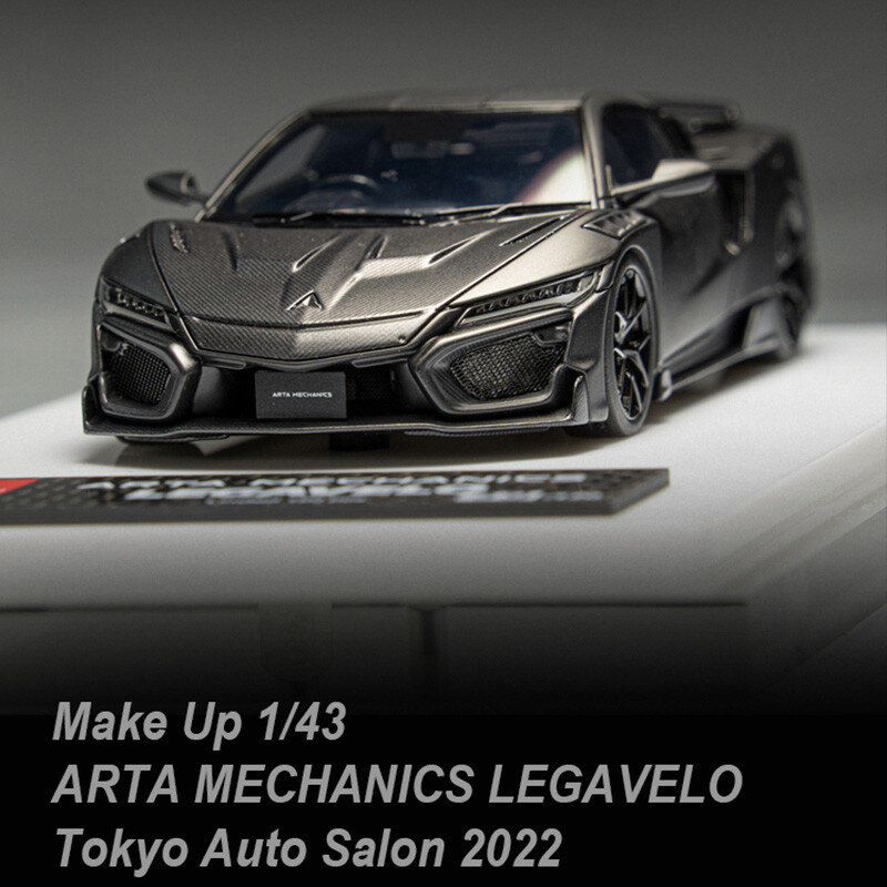 Make Up 1:43 Diecast Car Model Honda NSX ARTA Mechanics Legavelo
