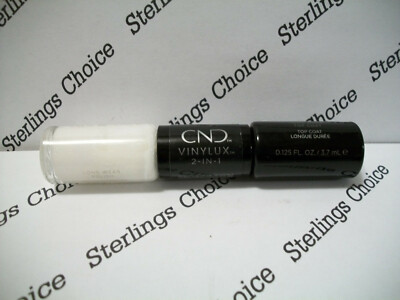 CND Vinylux 2 in 1 Long Wear Nail Polish Duo #108 Cream Puff