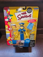 New Playmates Toys The Simpsons Officer Marge Intellitronic Series 7 Figure 2001