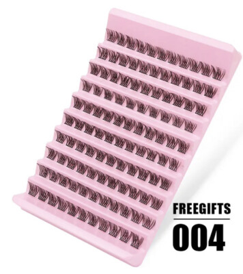 Volume Natural Individuelles Wiederverwendbares Wimpernsegment Cluster Set