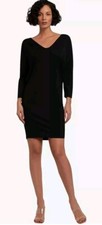 Wolford Aurora Pure Cut Dress XS black Half Sleeve #3