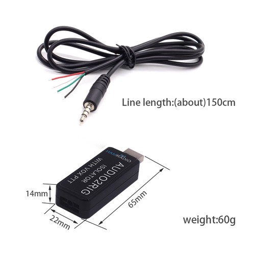 Interface Modes Numériques pour Radio Amateur avec Codec Audio Intégré Vox PTT KIT - Photo 10/12