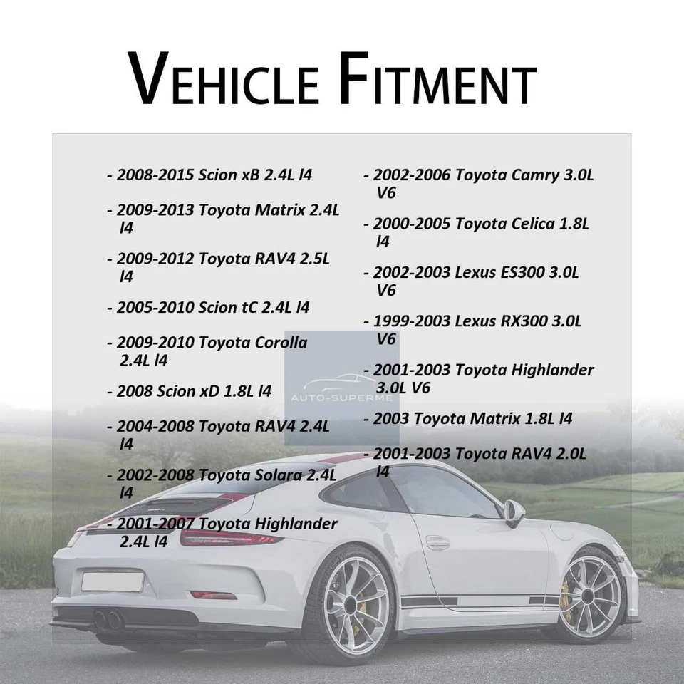Sensor de velocidad del vehículo Delphi 2x para 2005-2010 Scion tC 2,4 L 2008 Scion xD 1,8 L Foto 2 de 4