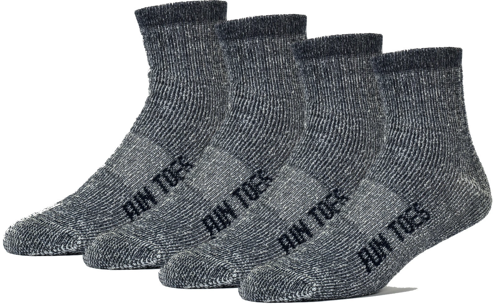 FUN TOES Men's Wool Ankle Socks 4 Pairs Arch Support Winter Cushioned Hiking
Opens in a new window o