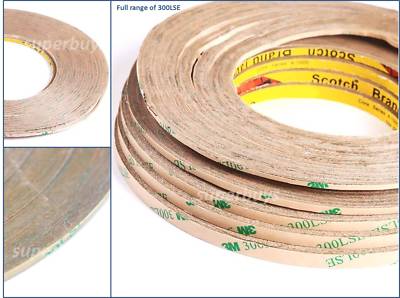 3M 2mm 300LSE Double Sided Acrylic Adhesive Transfer Tape Sheet Multi Purpose
