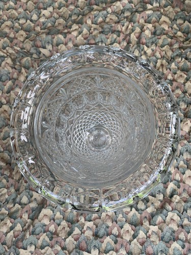 Vtg Large Lead Crystal Urn Vase Footed Centerpiece Ice Bucket Clear 12" Heavy - 第 1/13 張圖片