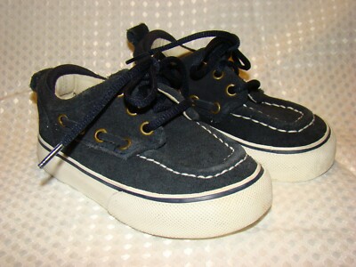 boys navy deck shoes