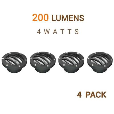 #ad LED Well Lights Low Voltage Landscape Lighting Garden Deck Lights 4 Pack $149.99