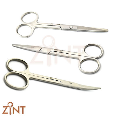 Operating Scissors Mayo Straight/Curved Blunt Sharp Cutting Medical New ...