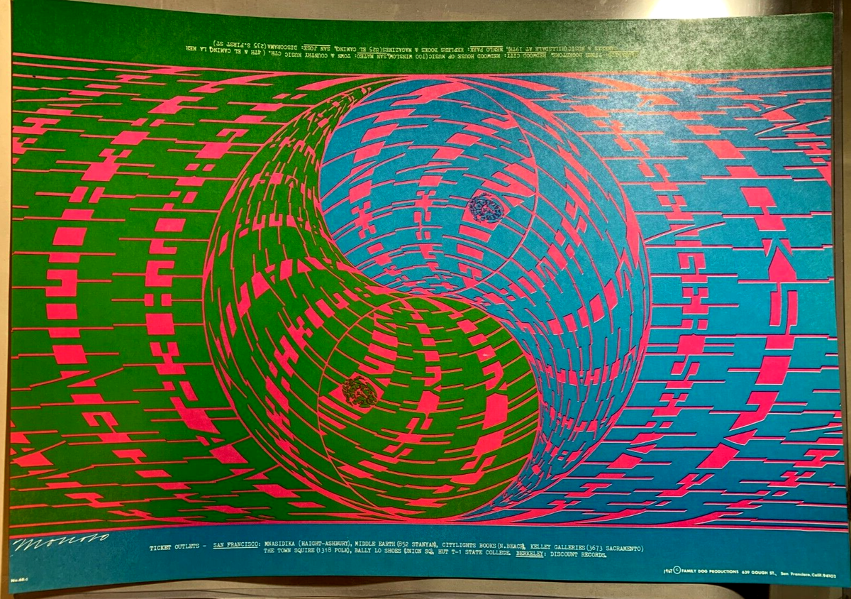 BIG BROTHER 1967 AVALON BALLROOM FAMILY DOG CONCERT POSTER