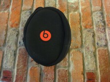 Monster Beats  black red earphone padded case holder pouch