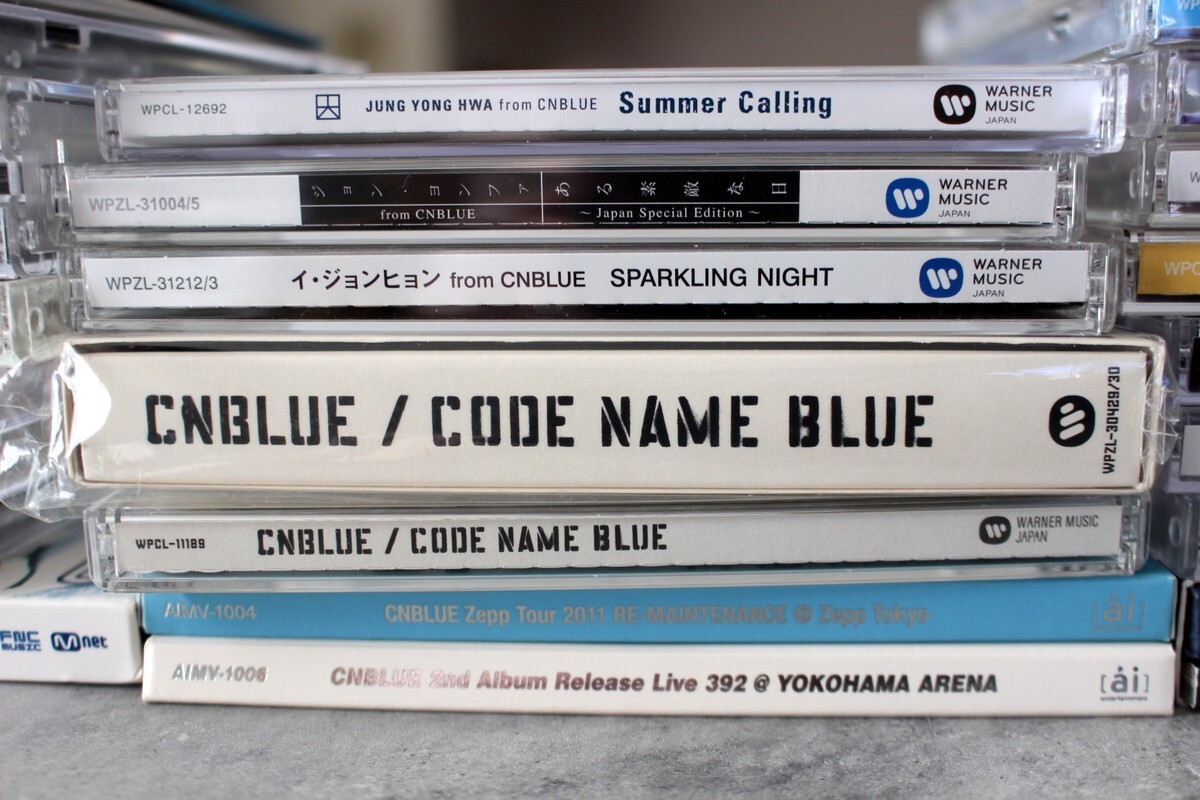 SET x24 CNBLUE Japan CD Code name Blue Wave Stay gold wave Korean