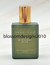 SAND + FOG Midnight Blue Eau de Parfum Oil Roller Ball 15 ml / .05 fl. oz NWOB
