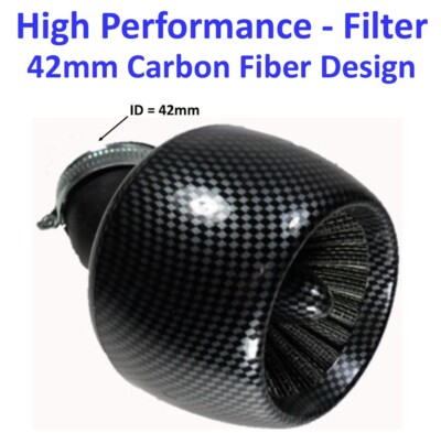 High Performance Carbon Style Air Filter 125-150cc ATV  Scooter with PD24J Carb