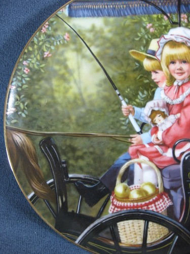 Sandra Kuck The Surrey Ride Collector Plate Days Gone By COA Vintage Reco 1984 - Picture 3 of 6