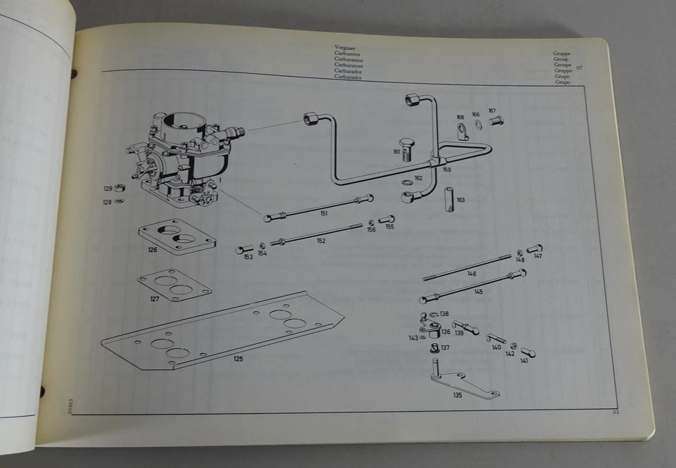 Teilekatalog / Ersatzteilliste Mercedes Benz Unimog 404 Type M 130 Stand 05/1971 - Bild 4 von 4