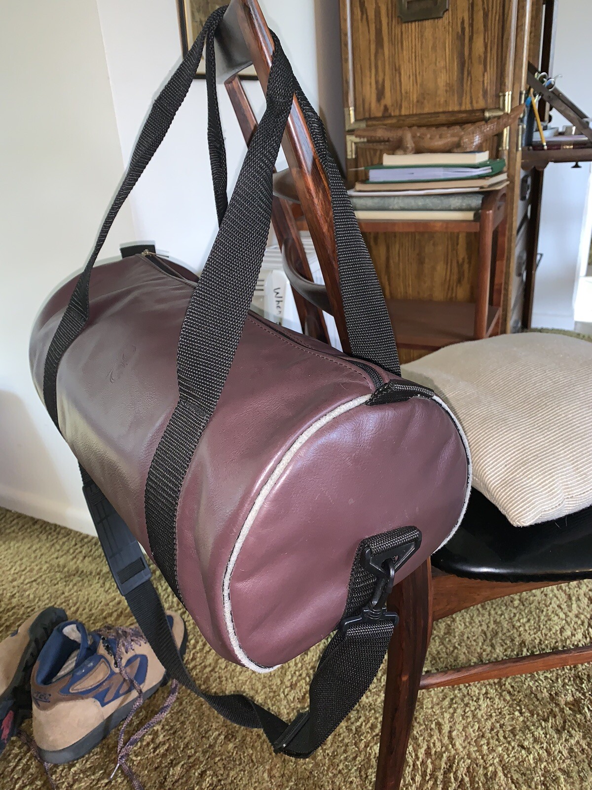 Insulated Leather Duffel Bag Doctors Lunch Tote USA P… Gem
